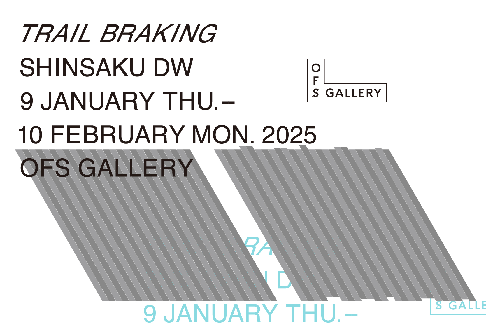 「TRAIL BRAKING」SHINSAKU DW作品展